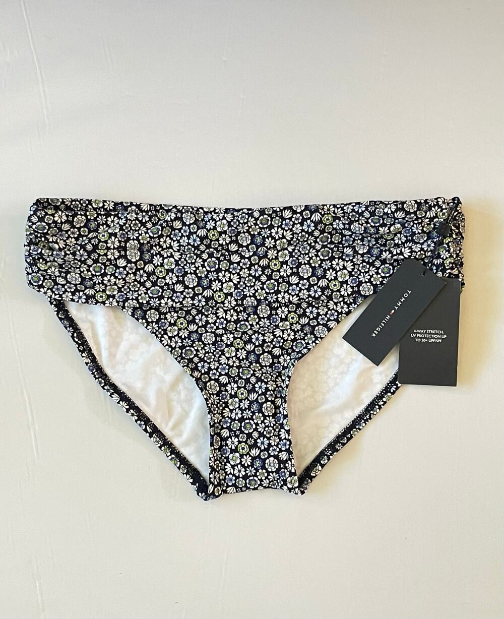 NWT Tommy Hilfiger Womens Floral Swim Bikini Small